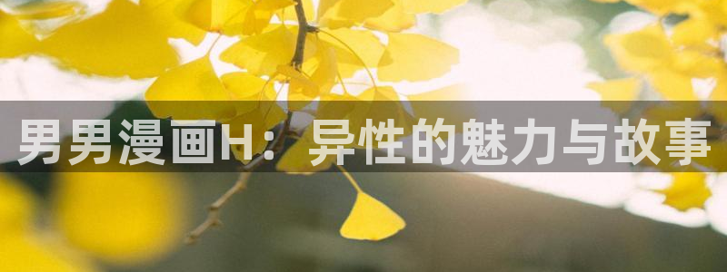 av歪歪漫画：男男漫画H：异性的魅力与故事